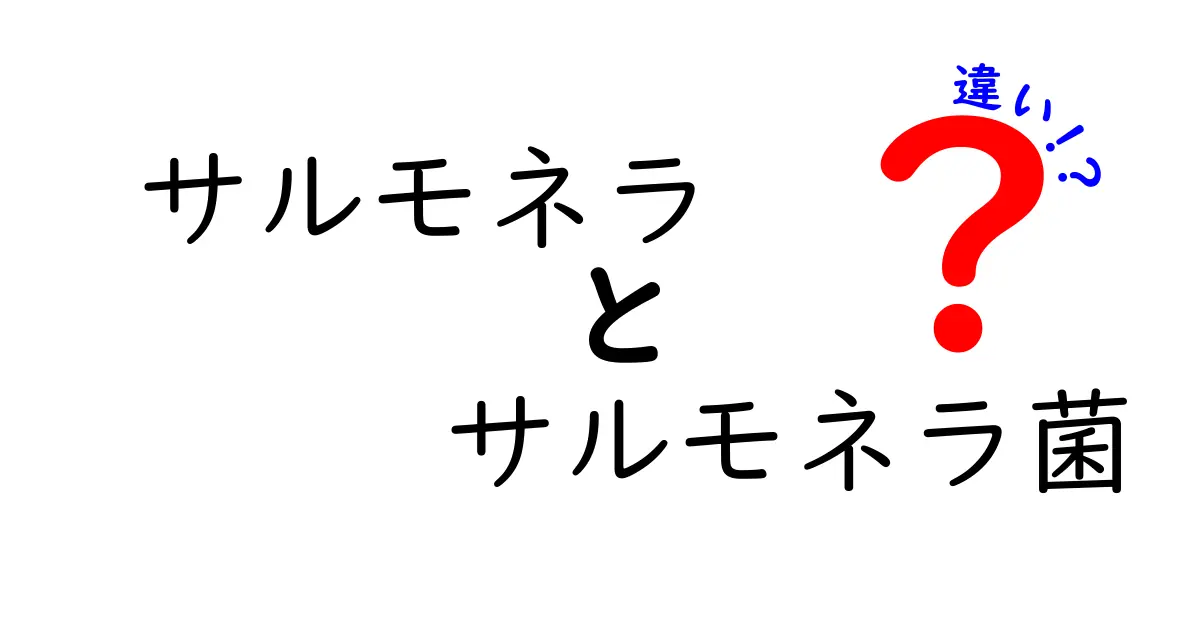 サルモネラとサルモネラ菌の違いを徹底解説｜混同を防ぐ基本と日常の対策