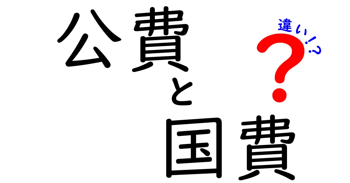 公費と国費の違いを中学生にもわかるように徹底解説！身近な例で学ぶ公費と国費の違い