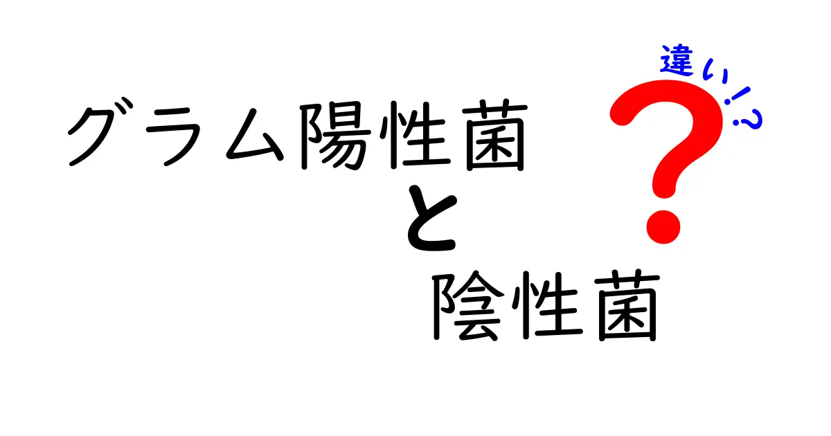 グラム陽性菌と陰性菌の違いを徹底解説！中学生にもわかるポイントを押さえよう
