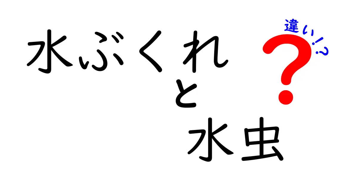 水ぶくれと水虫の違いを徹底解説！見分け方と対処法