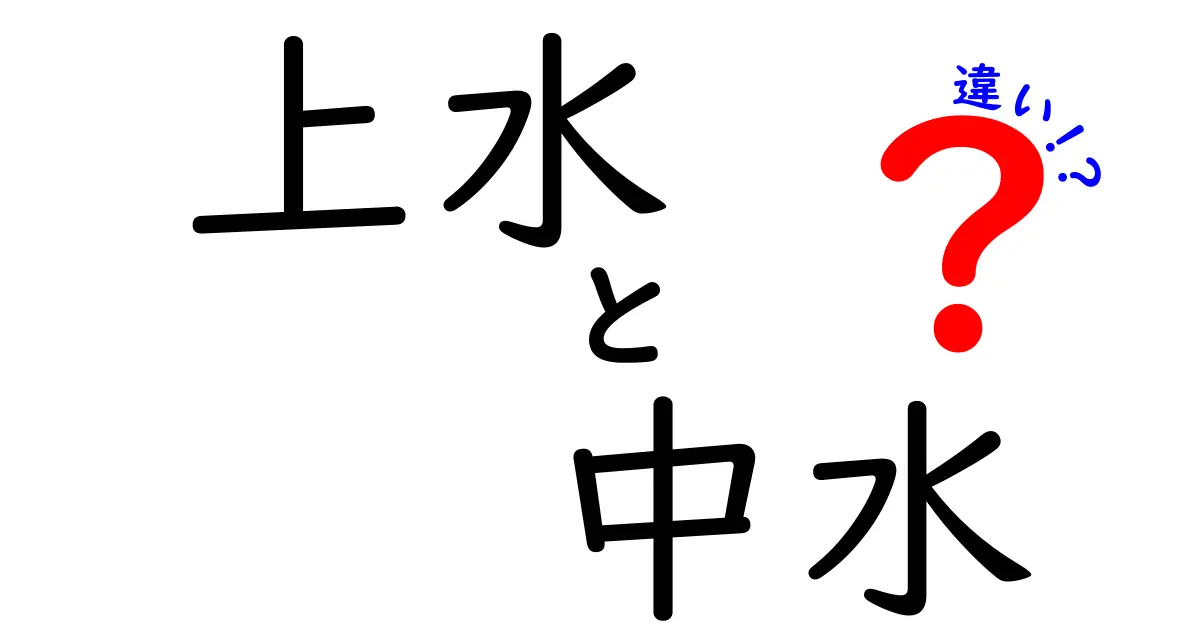 上水と中水の違いを徹底解説！生活に直結する水の使い分けをわかりやすく