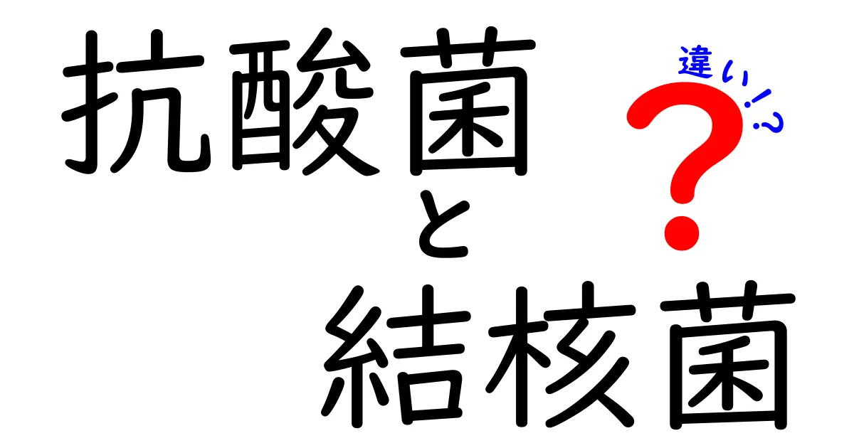 抗酸菌と結核菌の違いを徹底解説｜基礎知識から見分け方まで