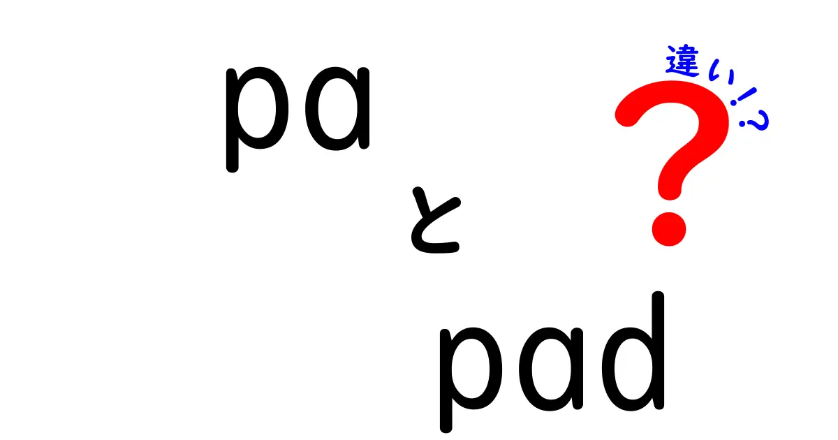 paとpadの違いを徹底解説！発音・意味・使い方を中学生にも分かるやさしい解説