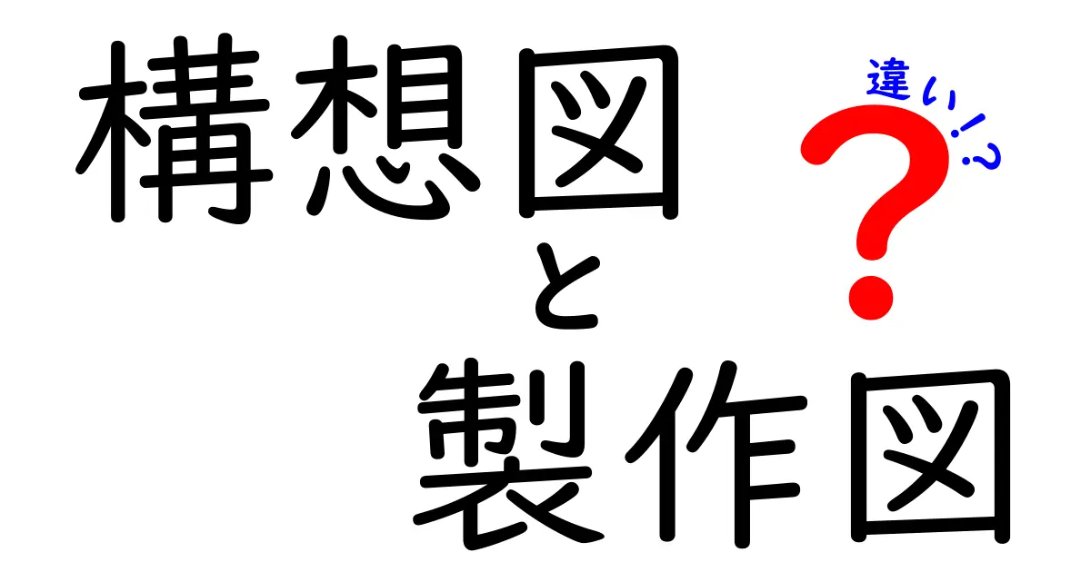 構想図と製作図の違いを徹底解説｜発想と実作の境界を正しく理解する3つのポイント