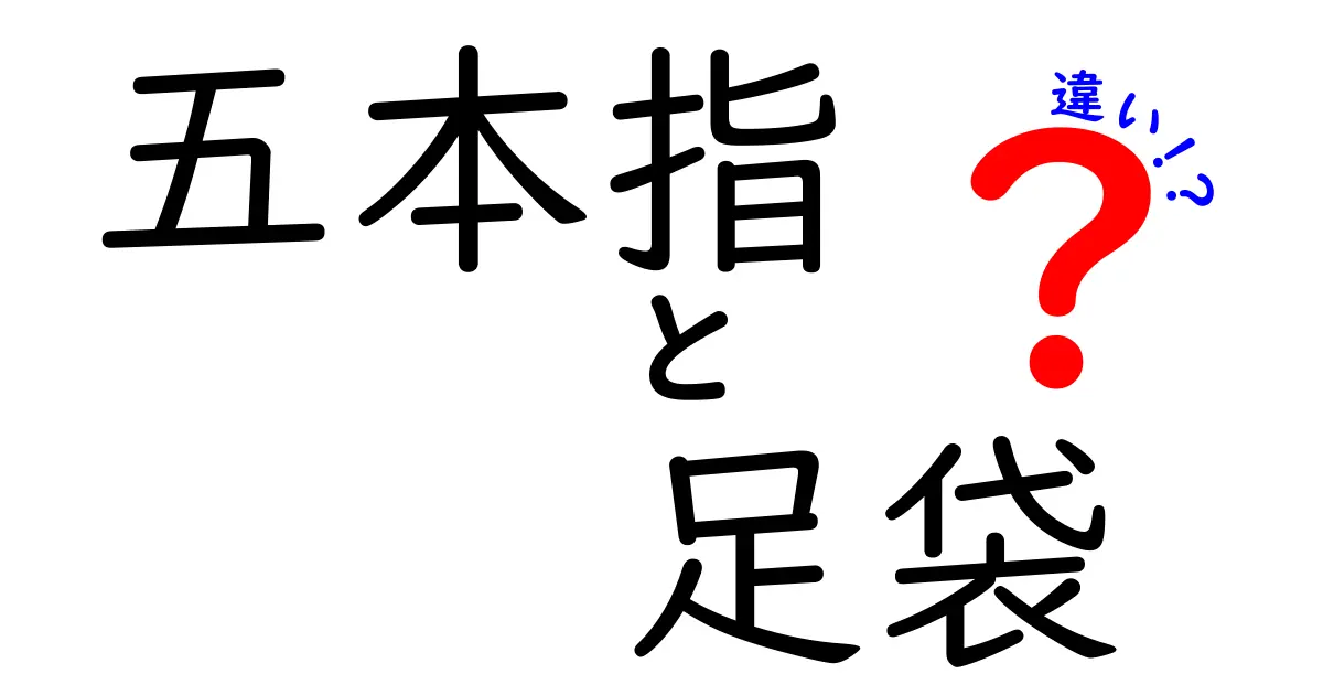 五本指ソックスと足袋の違いを徹底解説｜用途別の選び方と使い分けガイド