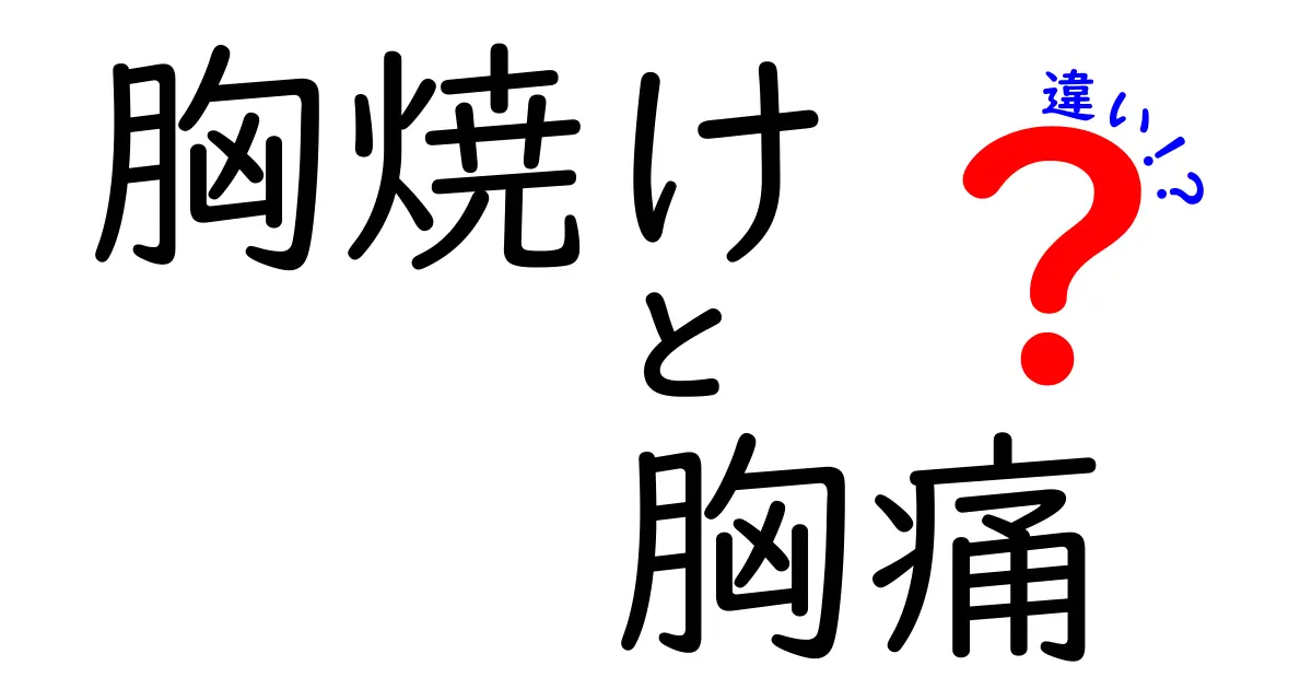 胸焼けと胸痛の違いを徹底解説！見分け方と正しい対処法
