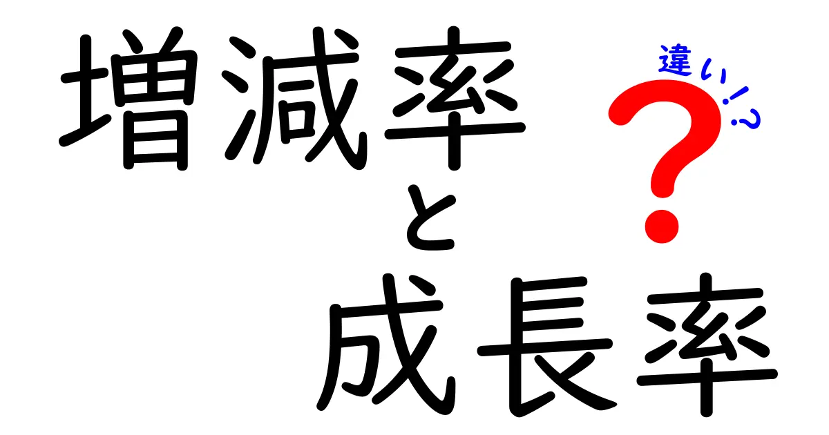 増減率と成長率の違いを徹底解説！中学生にも分かる計算と使い分けのコツ