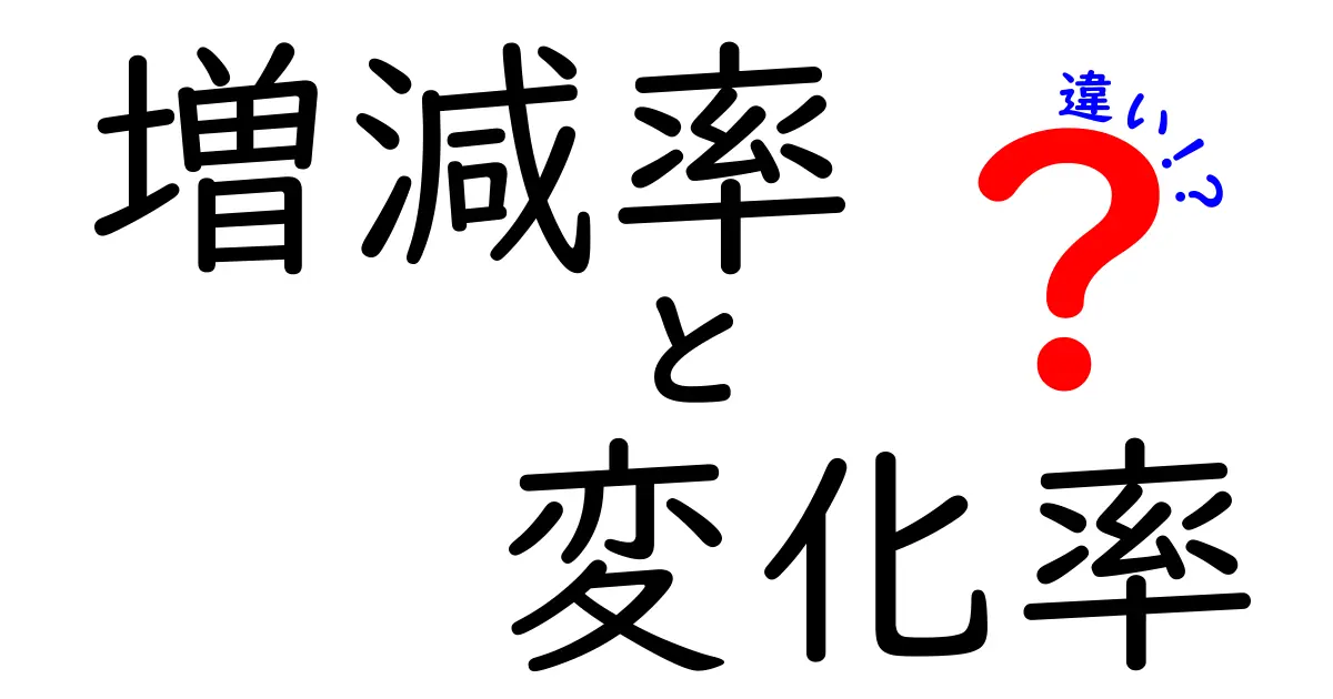 増減率と変化率の違いを徹底解説：データ分析初心者が今すぐ使える実務ガイド