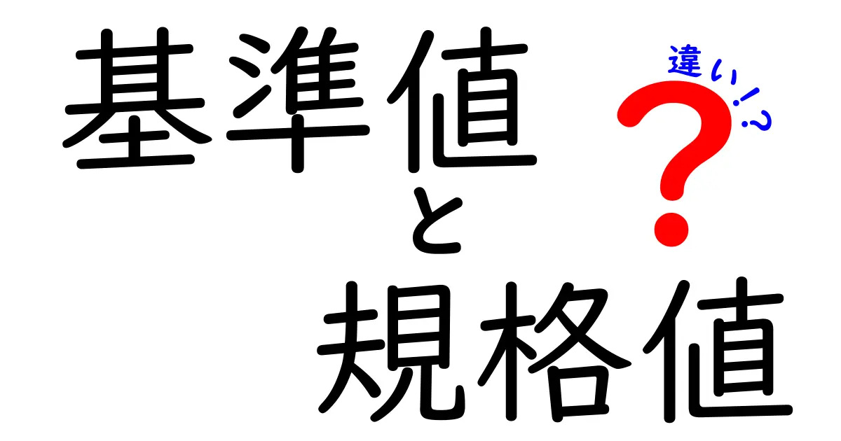 基準値・規格値・違いを徹底解説！日常と仕事で役立つ3つのポイント