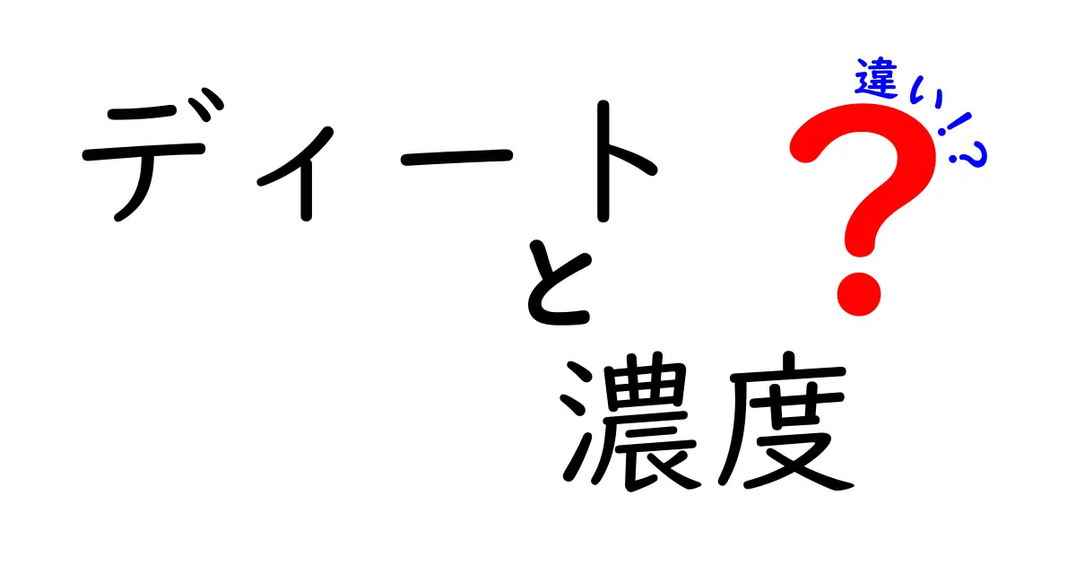ディート濃度の違いを徹底解説｜シーン別に選ぶコツと安全ポイント