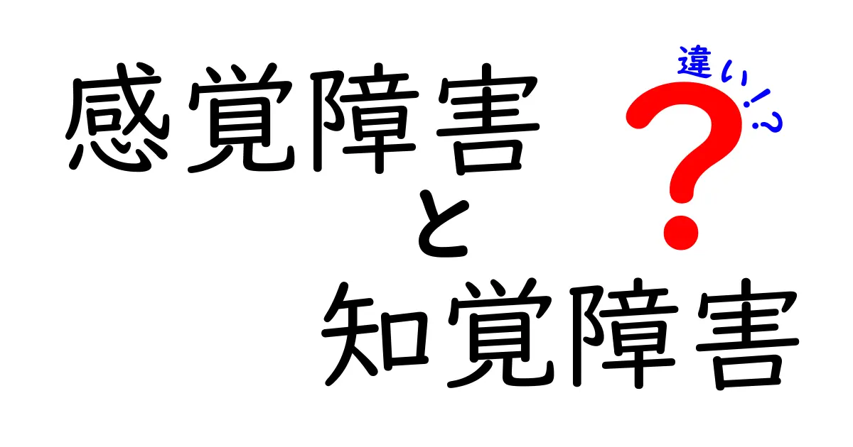 感覚障害と知覚障害の違いをやさしく解説！中学生にも分かる見分け方と日常サイン