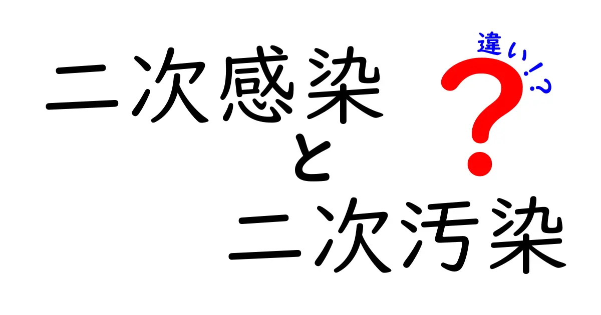二次感染と二次汚染の違いを徹底解説！日常で起こる誤解を解き、安全を守る3つのポイント