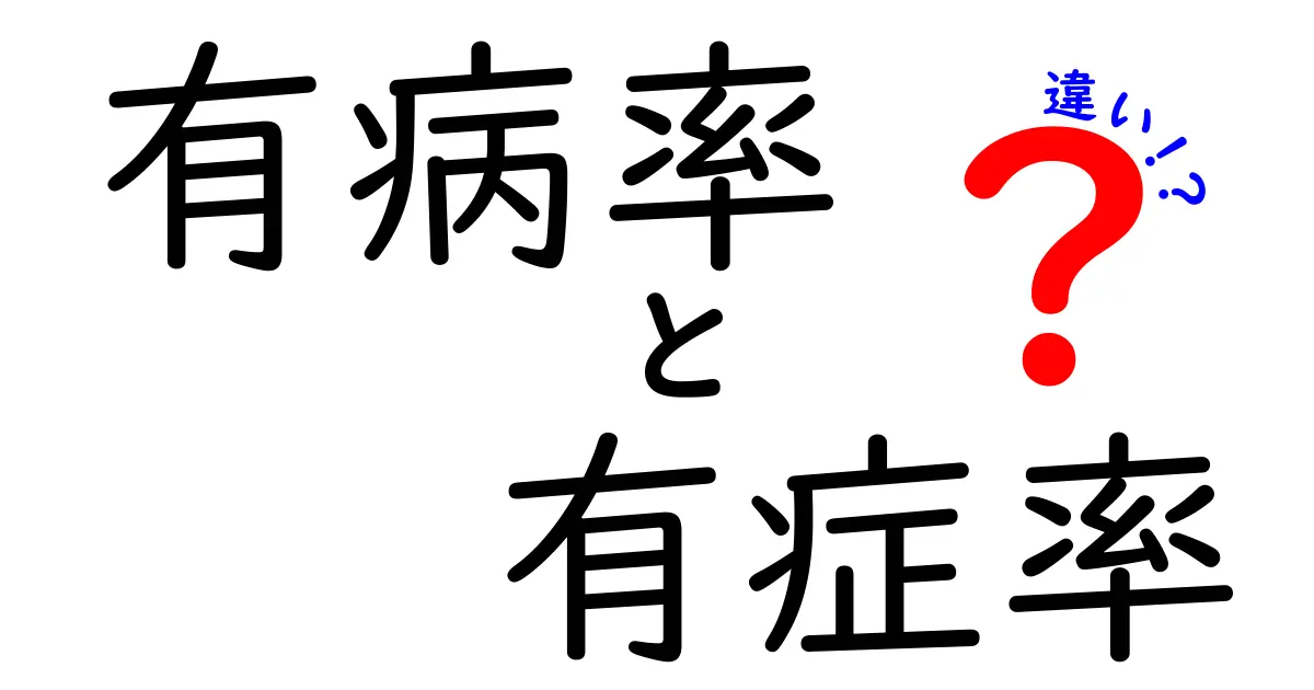 有病率と有症率の違いを完全解説！知っておくべき2つの指標と見分け方