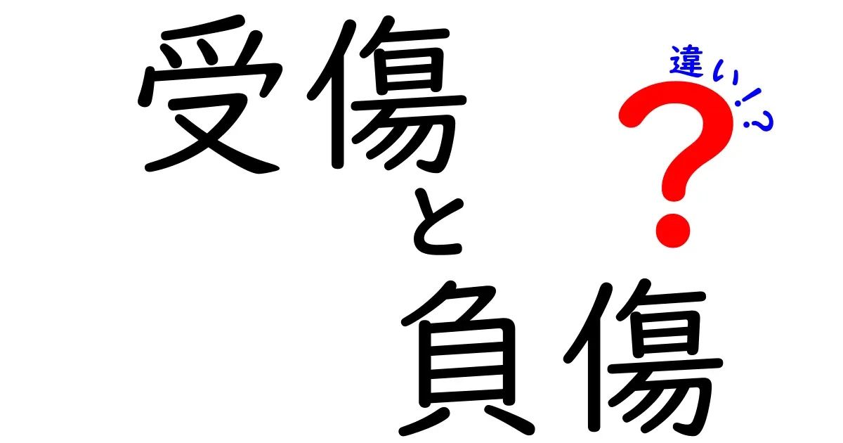 受傷と負傷の違いを中学生にもわかるように解説！正しい使い分けと注意点