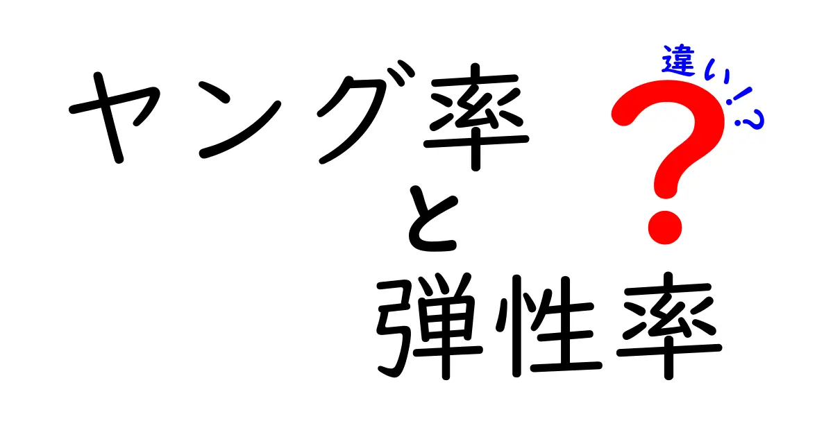 ヤング率と弾性率の違いをわかりやすく解説｜中学生にも伝わる材料の基礎
