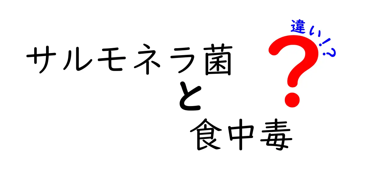 サルモネラ菌と食中毒の違いを知ろう！原因・症状・予防を徹底解説