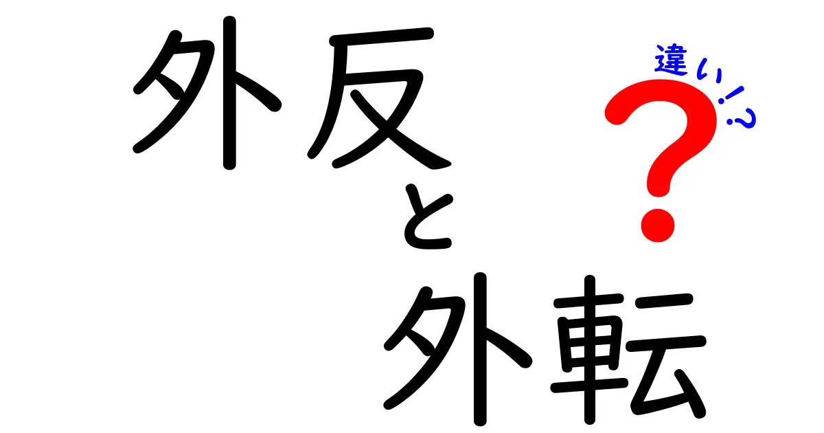 外反と外転の違いを理解して体の動きをスッキリ把握する最強ガイド！