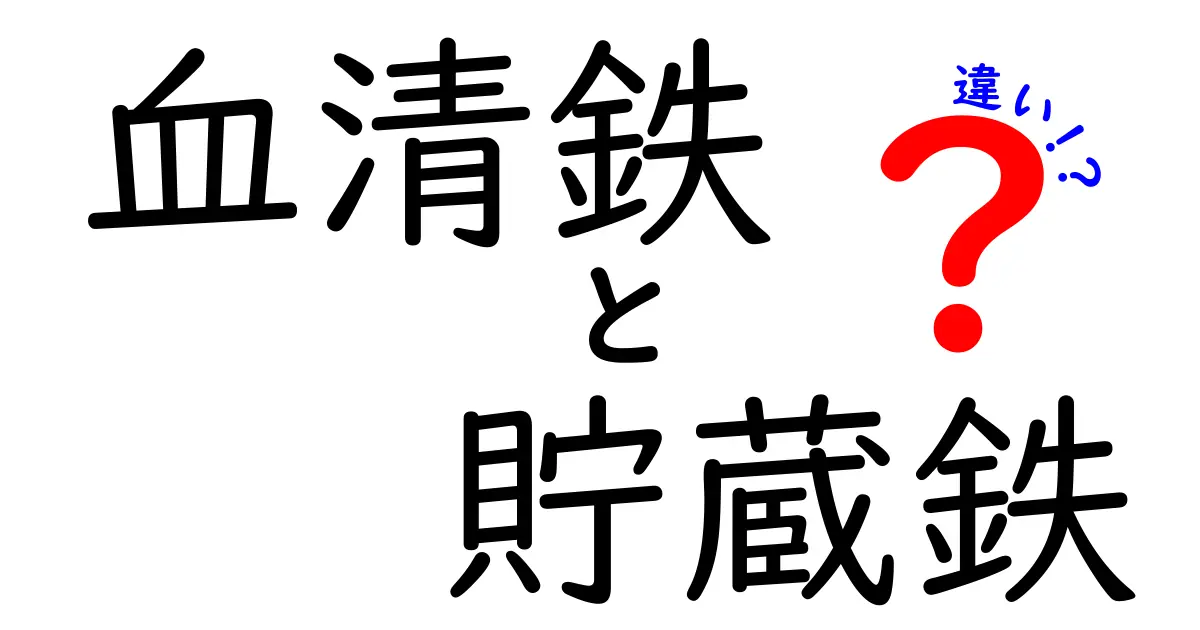血清鉄と貯蔵鉄の違いを徹底解説！医療ニュースの読み方から日常生活までをわかりやすく