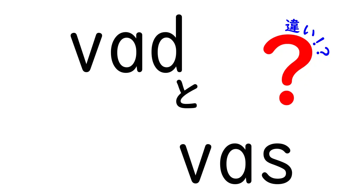 vadとvasの違いを徹底解説：意味・使い分けを中学生にもわかる言葉で