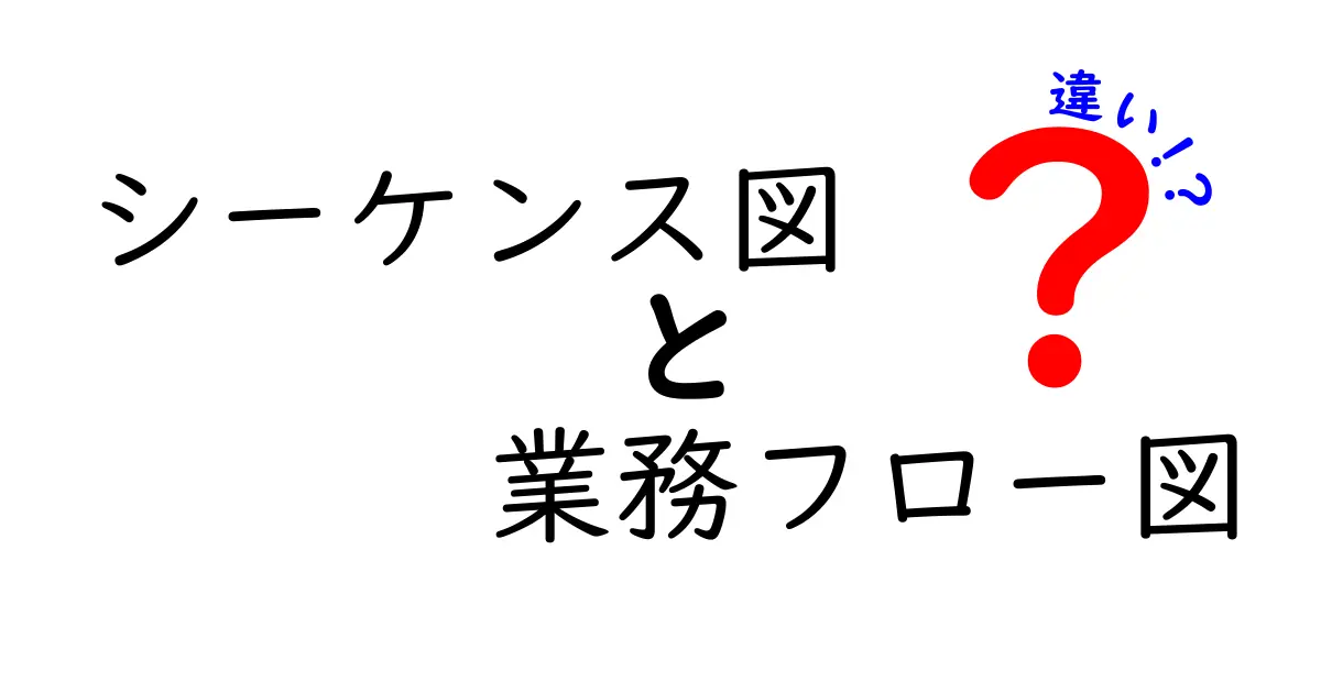 シーケンス図と業務フロー図の違いを徹底解説｜業務設計で使い分ける5つのポイント