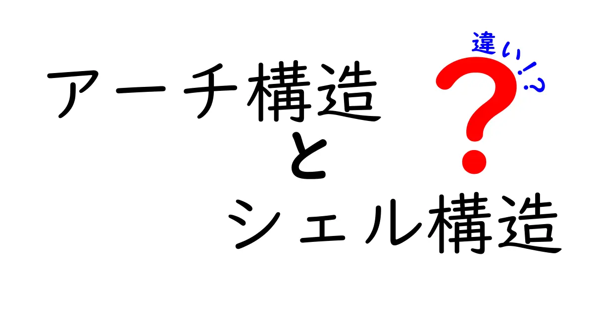 アーチ構造とシェル構造の違いを一発理解！中学生にも分かる建築の基礎ガイド
