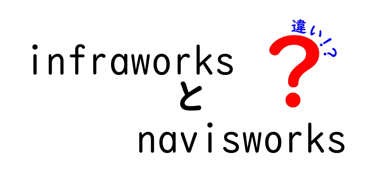 InfraWorksとNavisworksの違いを徹底解説｜使い分けと導入のコツ