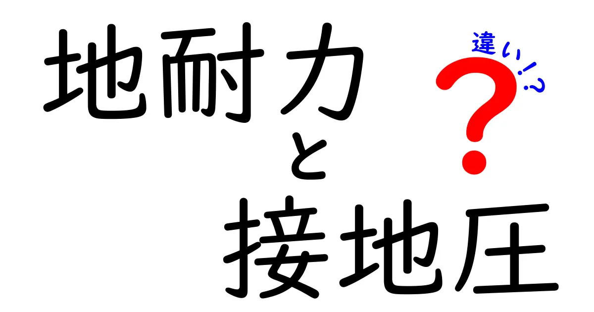 地耐力と接地圧の違いを徹底解説！地盤の強さがわかる3つのポイント