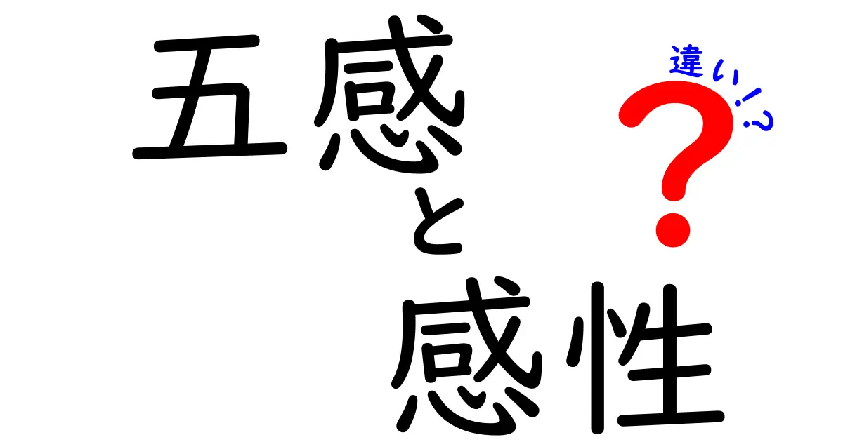 五感と感性の違いを徹底解説！中学生にも分かる見分け方と使い方