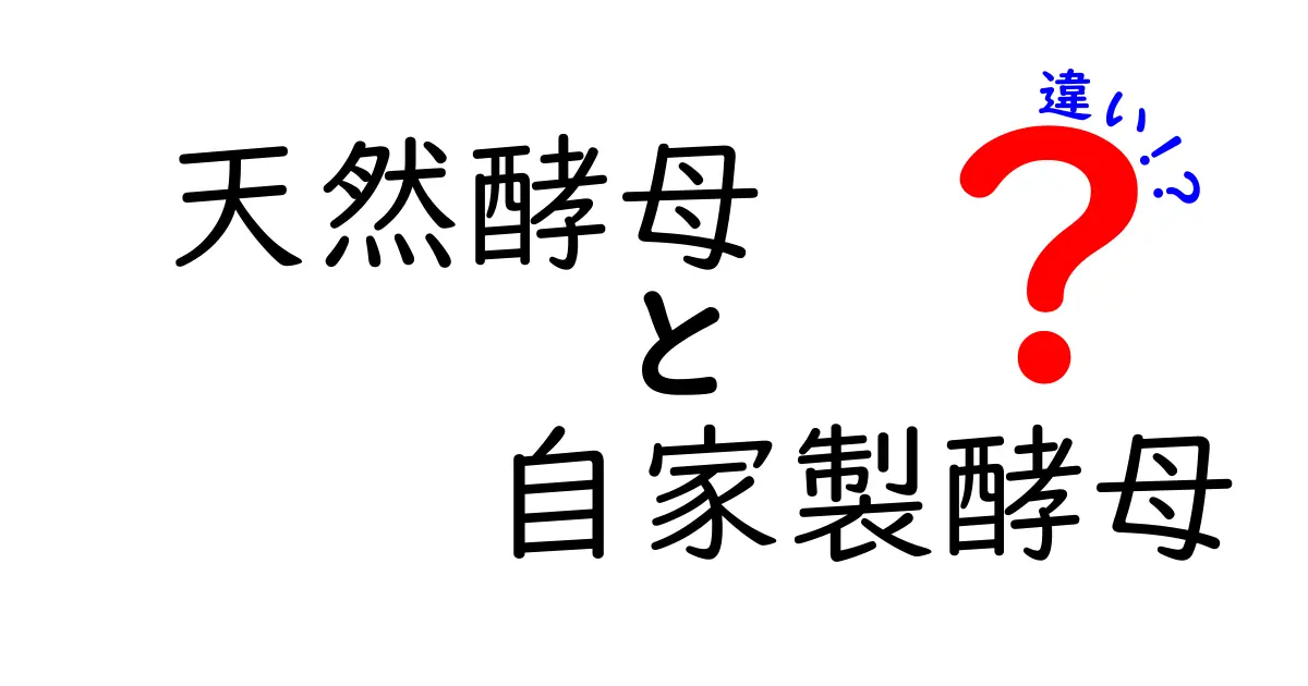 天然酵母と自家製酵母の違いを徹底解説！初心者でも分かる選び方と作り方のコツ