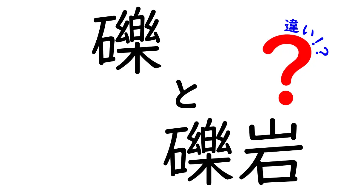 礫と礫岩の違いを徹底解説！中学生にもわかる岩石の名前の意味と見分け方