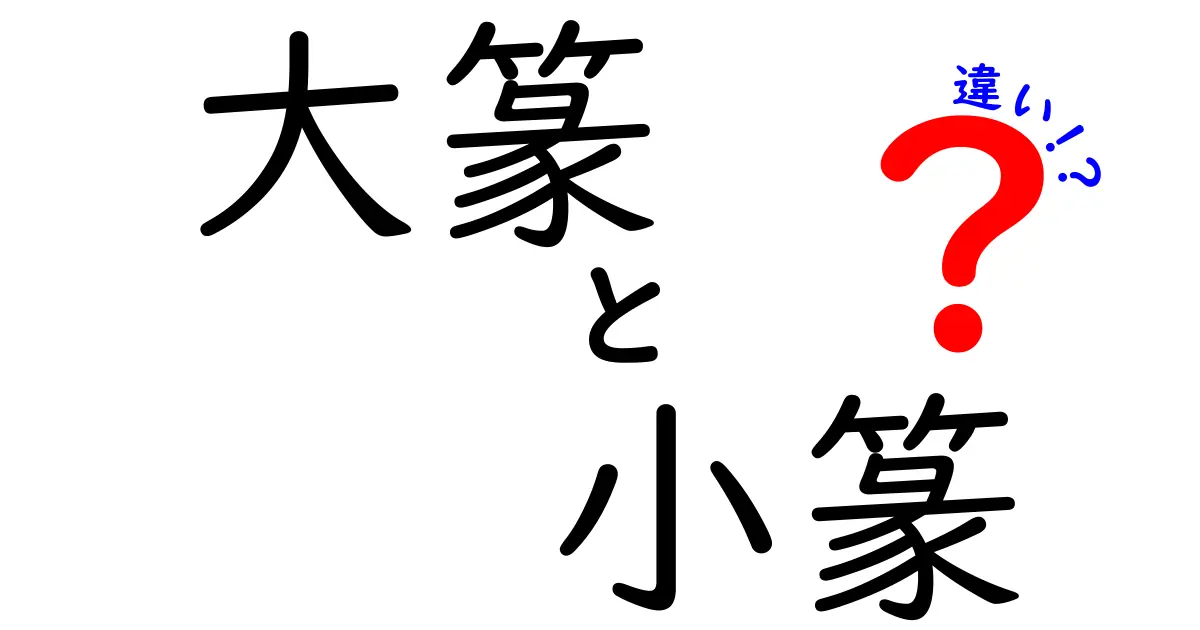 大篆　小篆　違いを徹底解説！中学生にも分かる読み解きガイド