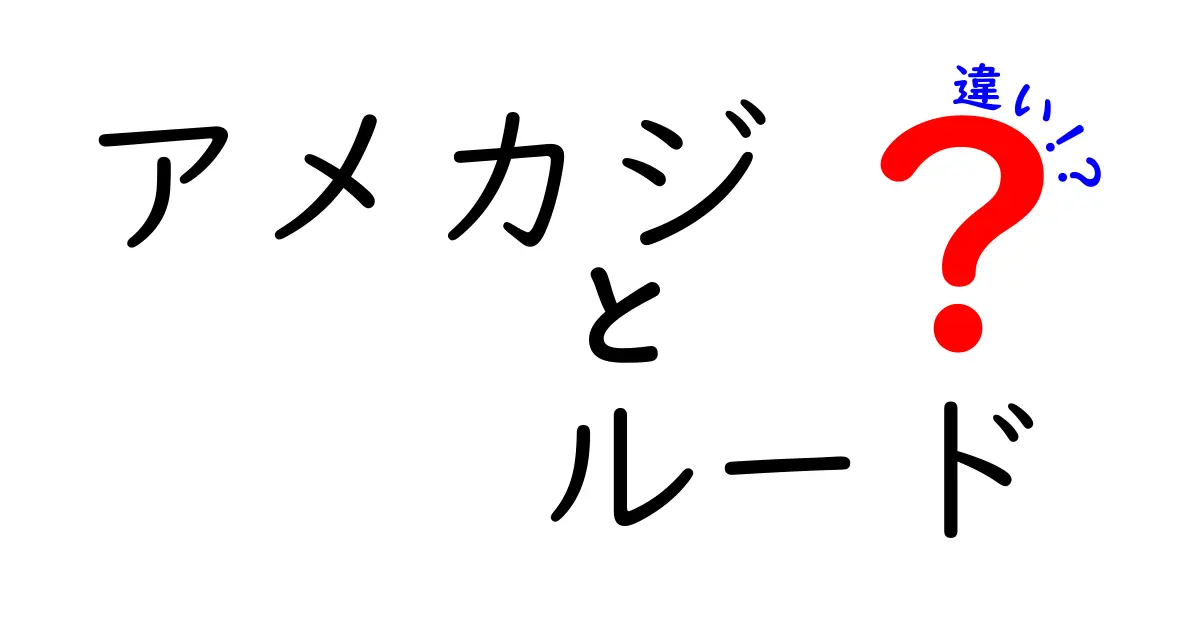アメカジとルードの違いを完全ガイド！初心者でも分かる着こなしのポイント
