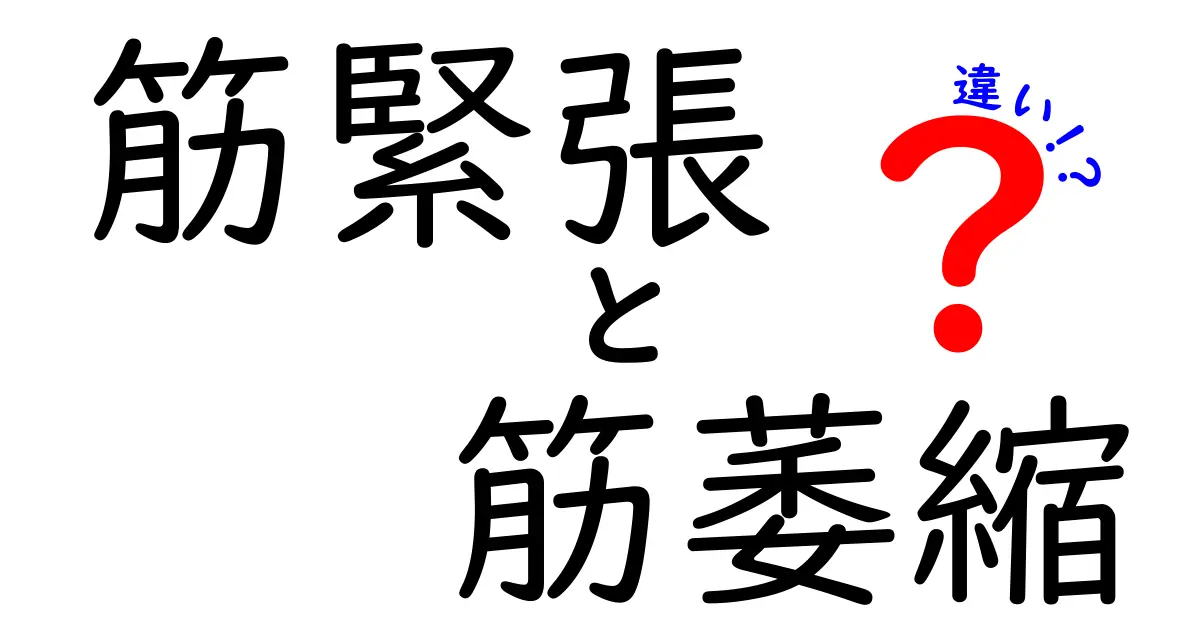 筋緊張と筋萎縮の違いをやさしく解説！見分け方と日頃のケアを徹底チェック