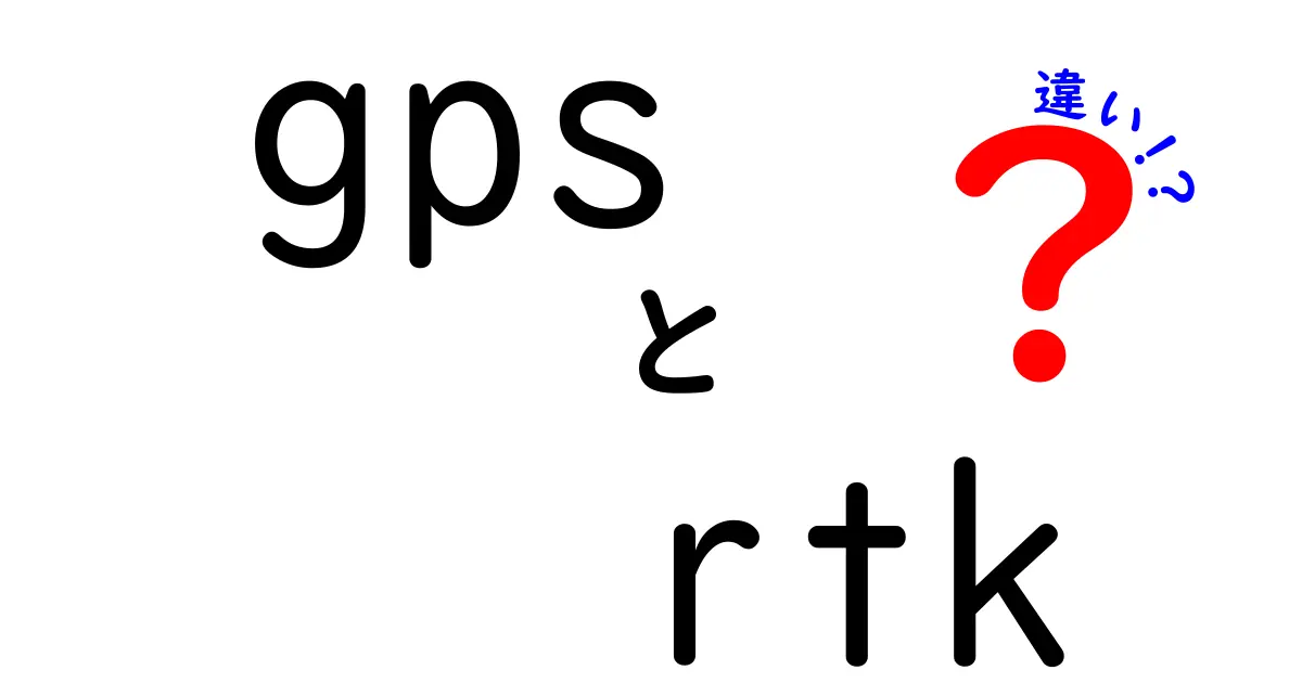 GPSとRTKの違いがすぐわかる！測位精度・用途・コストを徹底比較