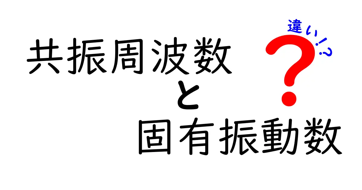 共振周波数と固有振動数の違いをやさしく解く！波の仕組みを理解する入門ガイド