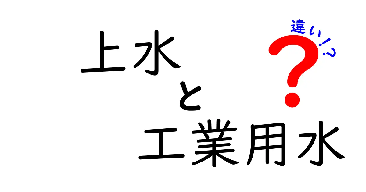 上水と工業用水の違いを徹底解説｜生活と産業を支える水の正体を学ぼう
