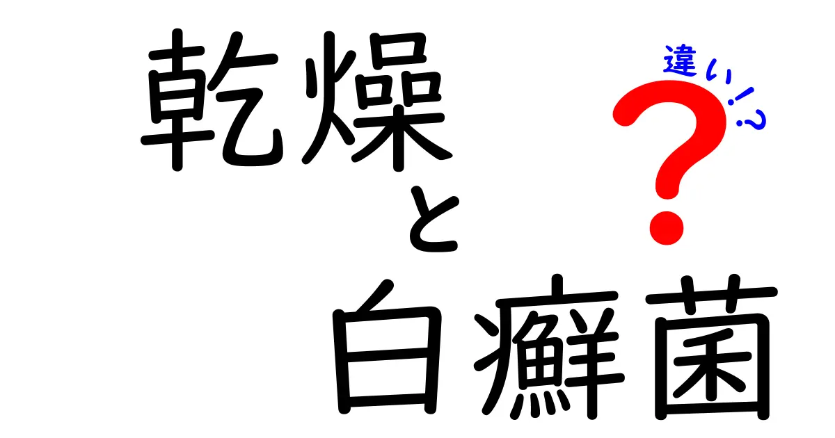 乾燥と白癬菌の違いを徹底解説！肌トラブルを防ぐための基礎知識と対処法