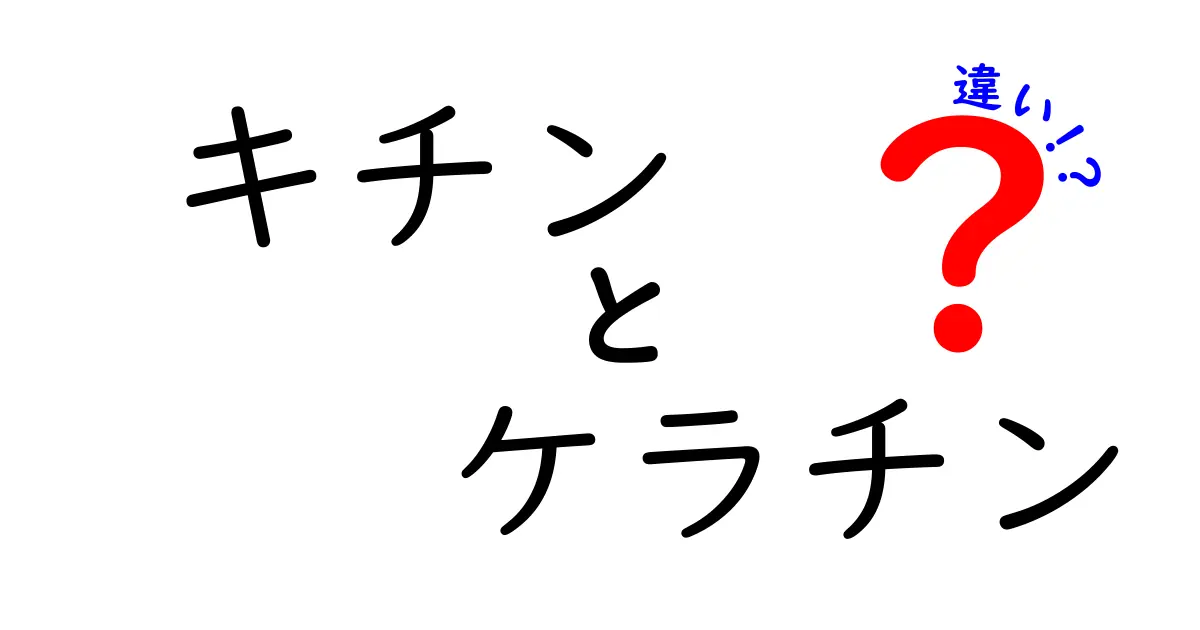キチンとケラチンの違いを徹底比較！身近な素材の秘密を中学生にもわかる解説