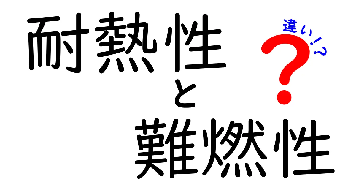 耐熱性と難燃性の違いを徹底解説！日常で役立つ素材選びのポイントと実例
