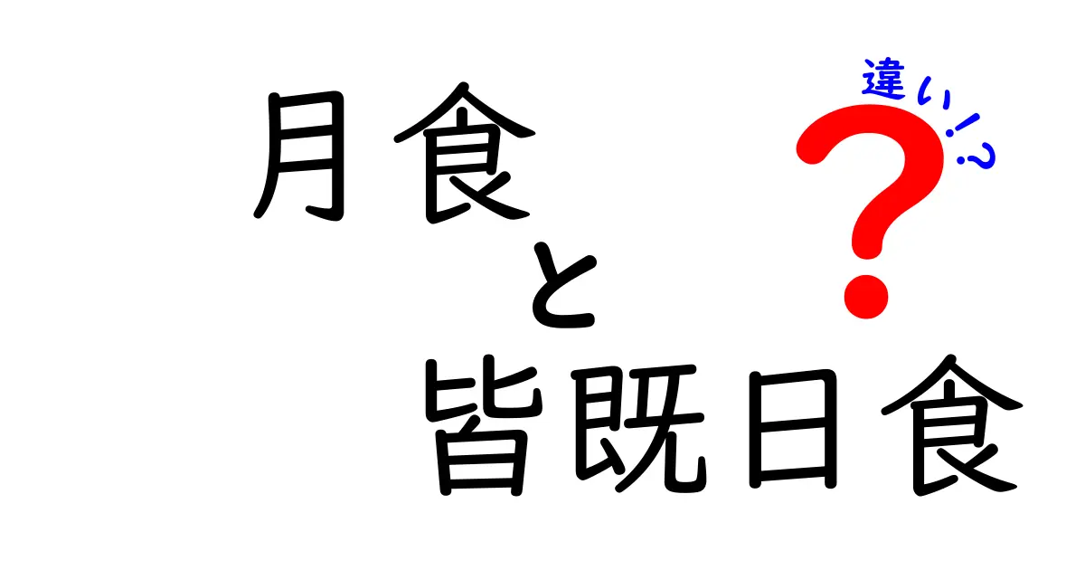 月食と皆既日食の違いをやさしく解説！見分け方と観察のコツ