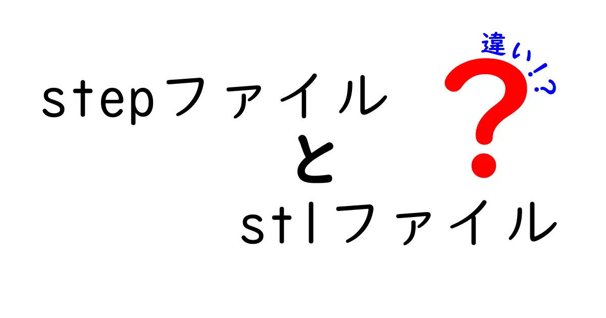stepファイルとstlファイルの違いを徹底解説！3Dデータの交換と印刷の基本を知ろう