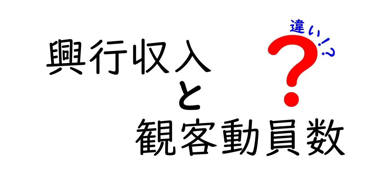 興行収入と観客動員数の違いを徹底解説！どっちが“本当のヒット”を決めるのか？