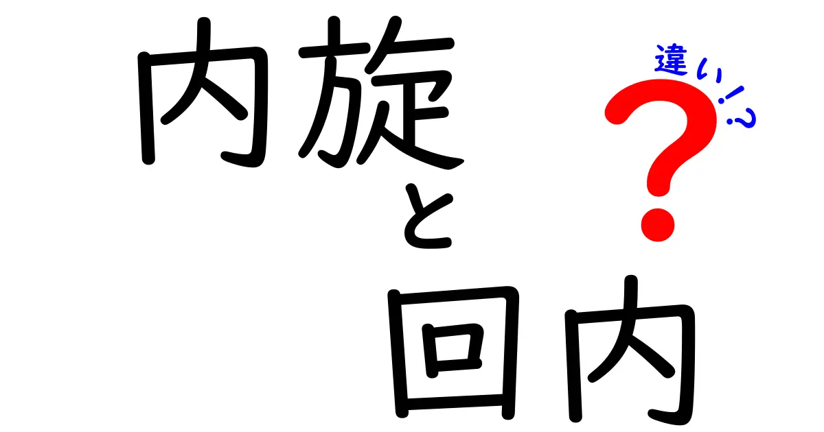 内旋と回内の違いを徹底解説！中学生にも分かる図解つきで理解する回内・内旋の使い分け