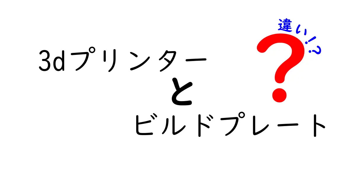 3Dプリンターのビルドプレートの違いを徹底解説！素材別の特徴と選び方をわかりやすく紹介