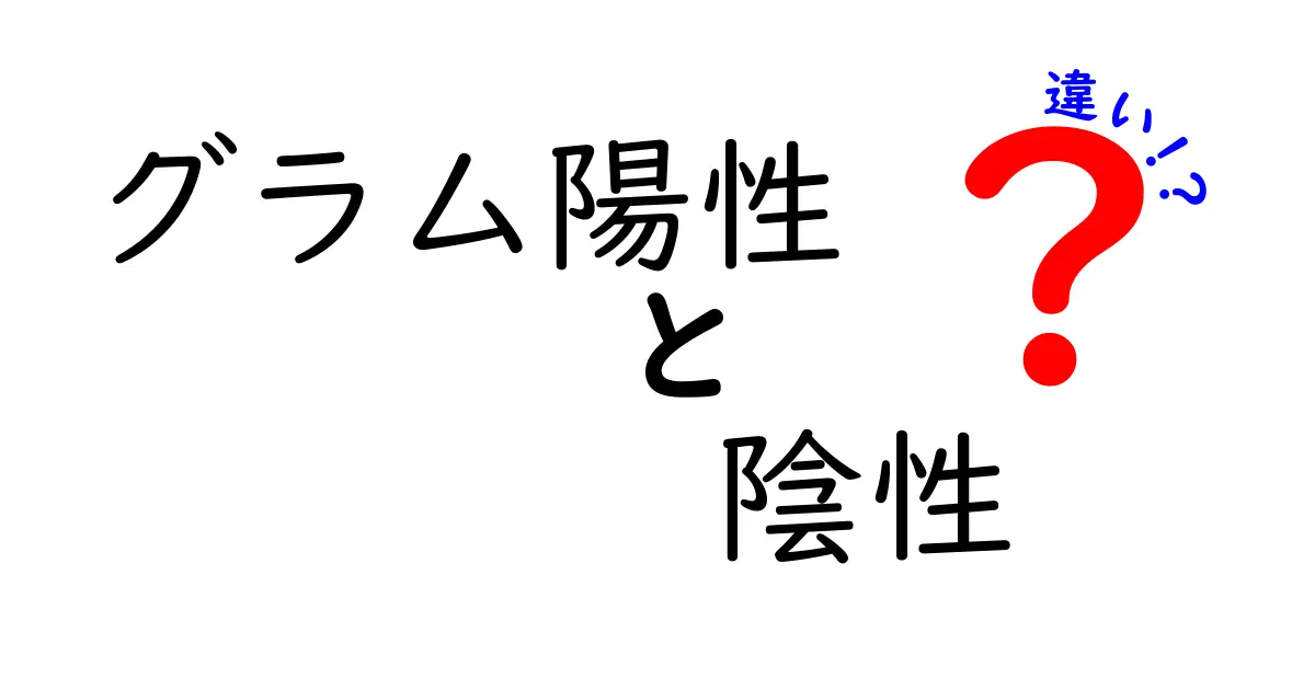 グラム陽性と陰性の違いを完全ガイド｜染色のしくみと私たちへの影響を分かりやすく解説