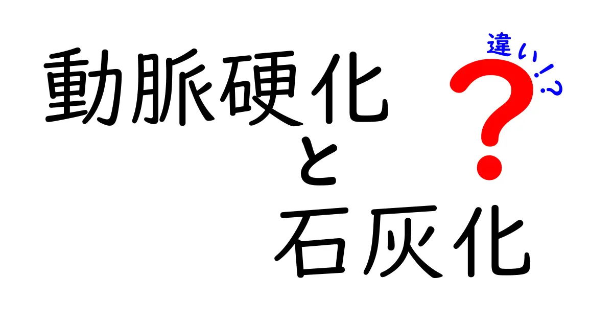 動脈硬化と石灰化の違いを徹底解説！誰でも分かるポイントと日常への影響