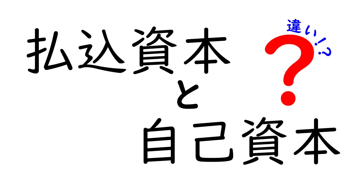 払込資本と自己資本の違いを徹底解説！中学生にも分かる財務入門