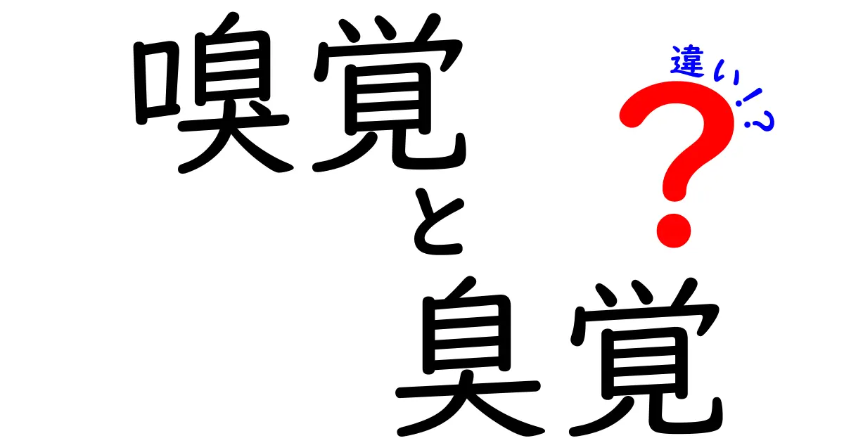 嗅覚と臭覚の違いを徹底解説 中学生にもわかる生理と感覚のポイント