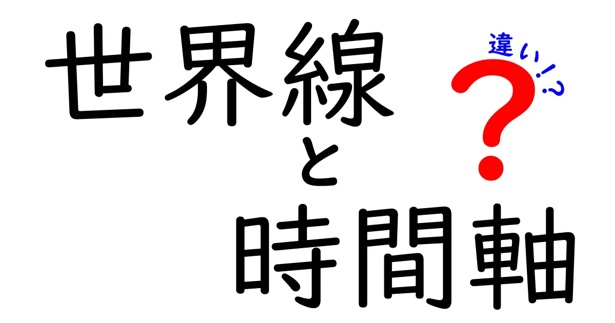 世界線と時間軸の違いを徹底解説！科学と物語の境界をやさしく理解しよう