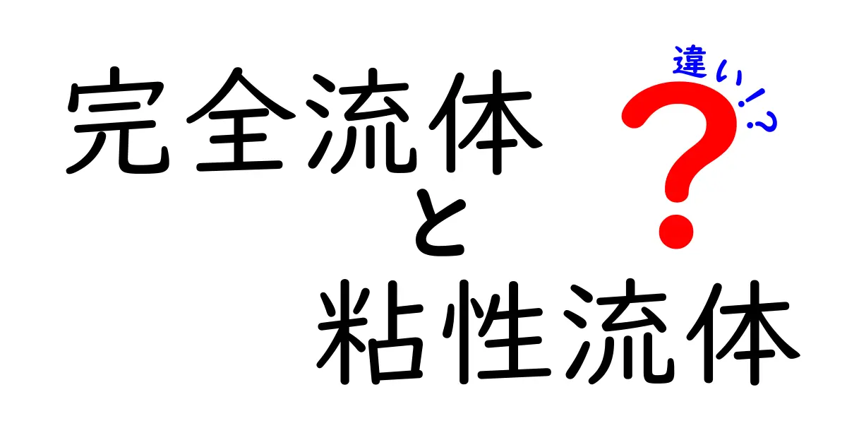完全流体と粘性流体の違いを徹底解説！ゼロ摩擦の理想と日常の“粘り”の正体を中学生にもわかる言葉で